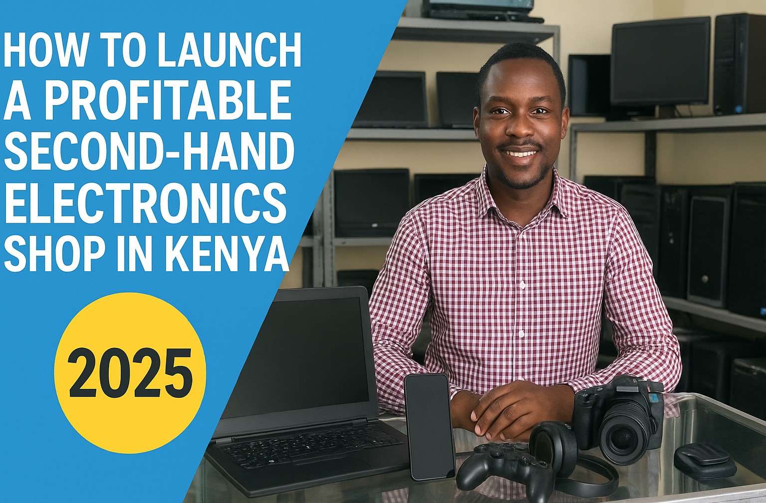 How to Launch a Profitable Second-Hand Electronics Shop in Kenya (2025 Guide)