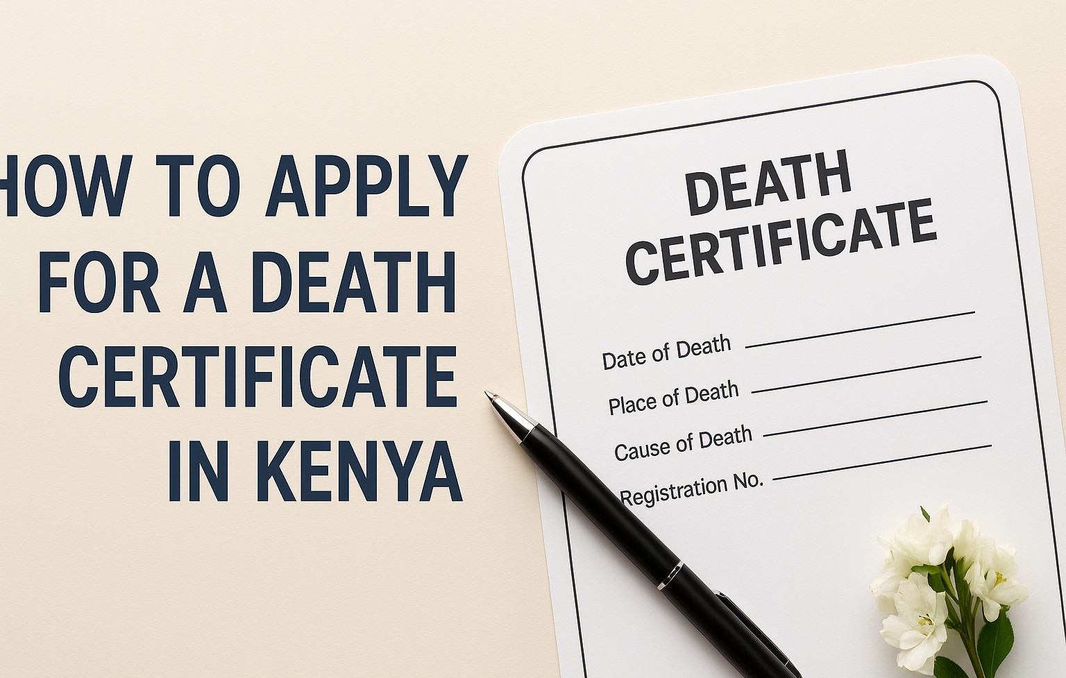 How to Apply for a Death Certificate in Kenya (Complete 2025 Guide)