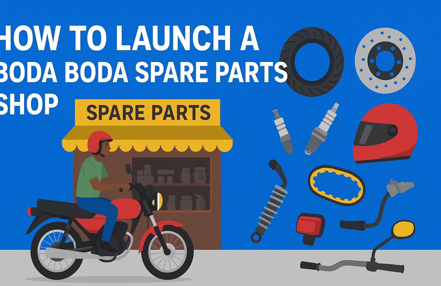 How to Launch a Profitable Boda Boda Spare Parts Shop in Kenya 🚀