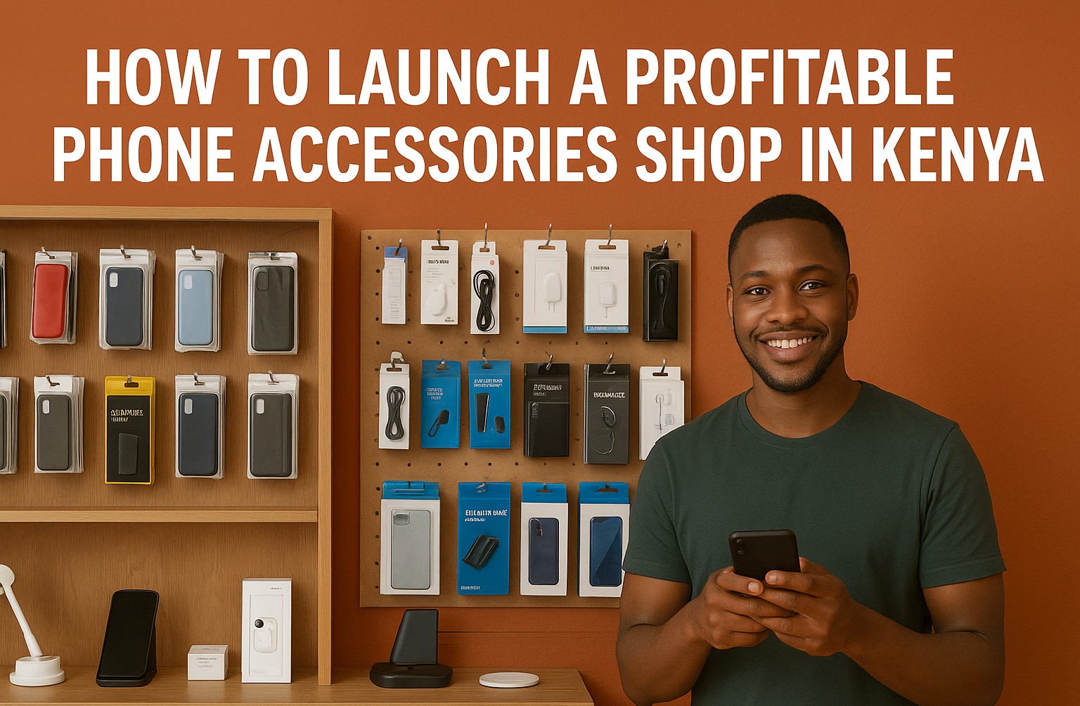 How to Launch a Profitable Phone Accessories Shop in Kenya 📱