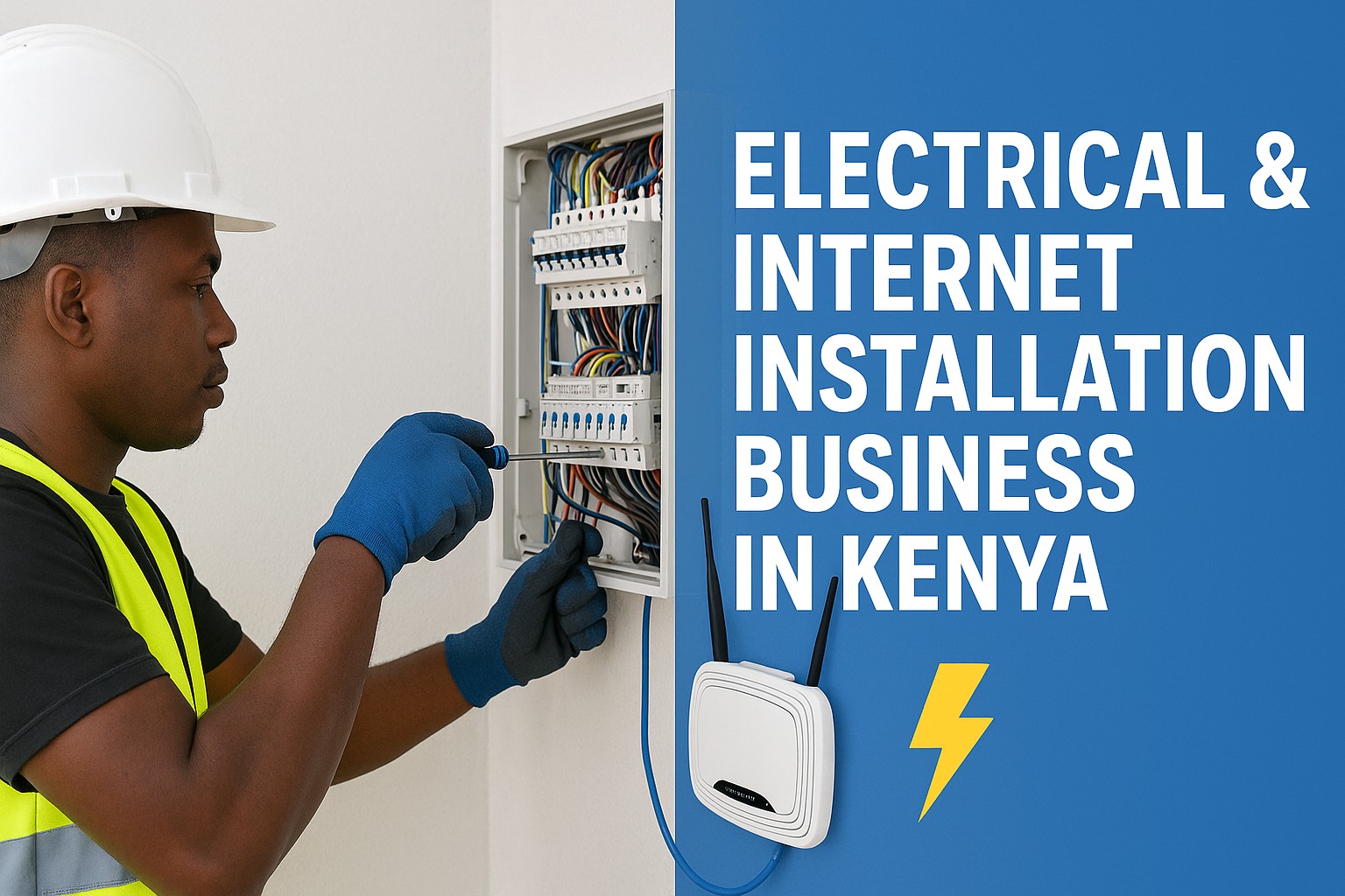 Electrical & Internet Installation Business in Kenya: How to Launch & Succeed 💡