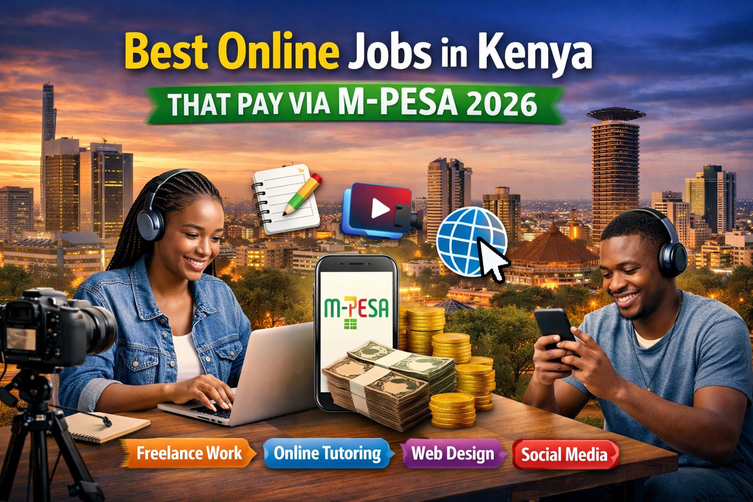 Best Online Jobs in Kenya That Pay via M-Pesa 2026