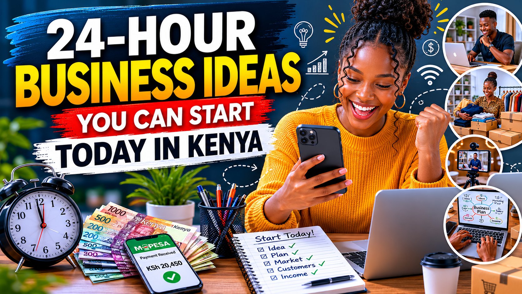 24-Hour Business Ideas You Can Start Today in Kenya